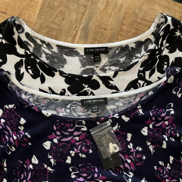 NEW Two Lane Bryant 3/4 sleeve tops-size 26/28-perfect for the Fall! - Picture 3 of 10